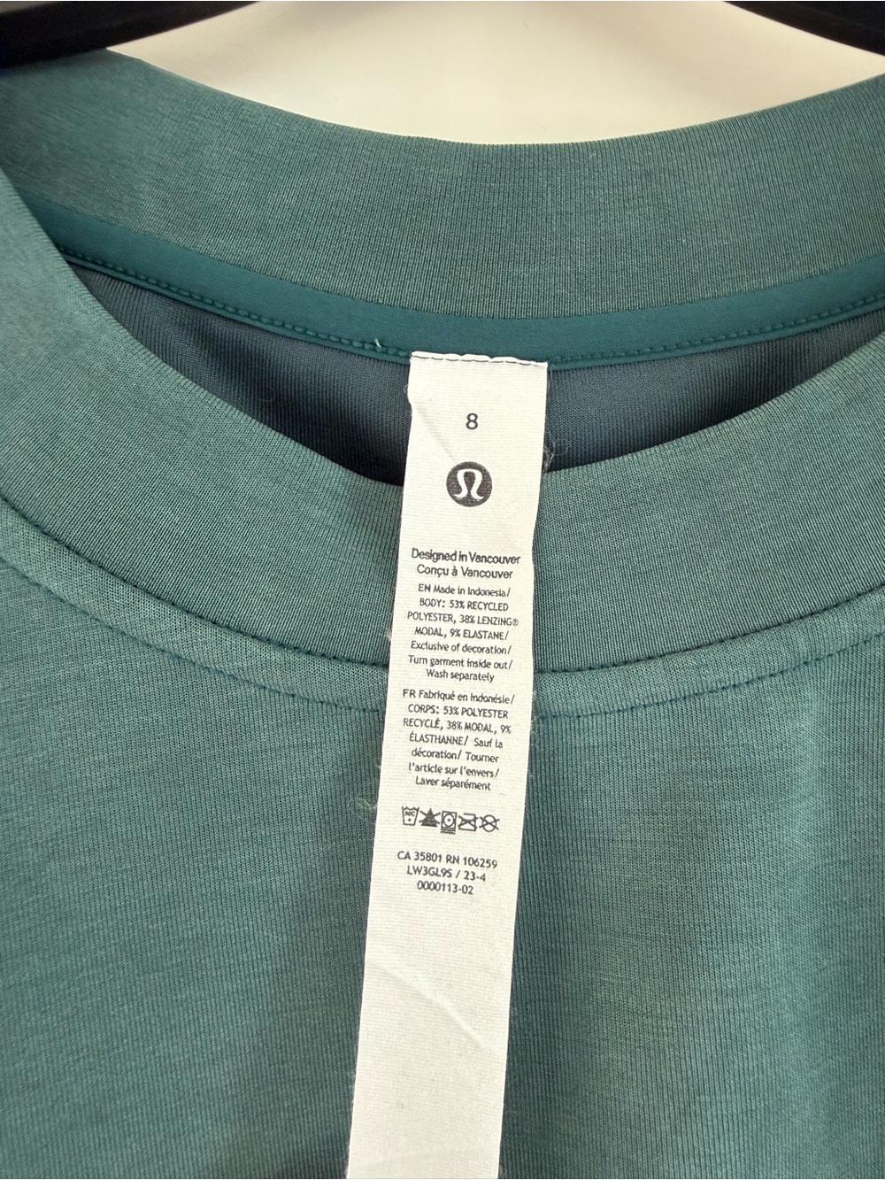 lululemon athletica Softstreme Perfectly Oversized Cropped Crew - Picture 2 of 8